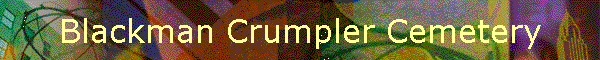 Blackman Crumpler Cemetery